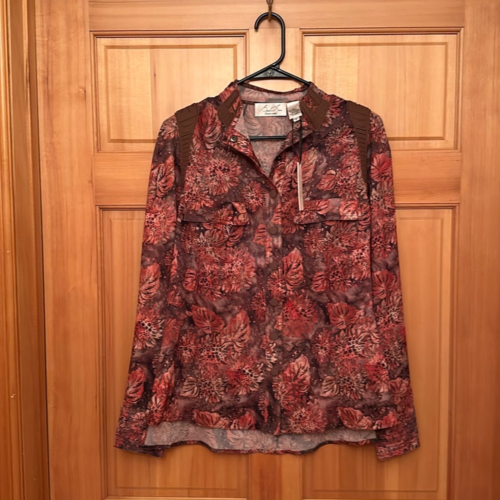 Byron Lars Signature Tailored Blouse. Size 8. New With Tags.